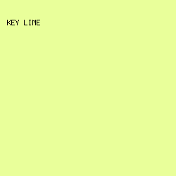 E9FF9A - Key Lime color image preview