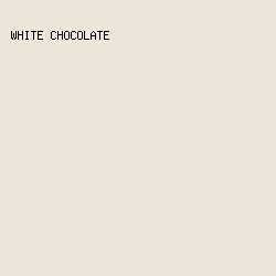 ECE6DA - White Chocolate color image preview
