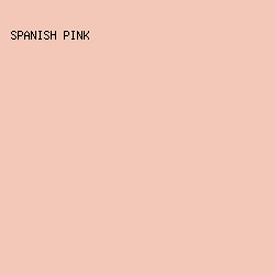 F4C8B9 - Spanish Pink color image preview
