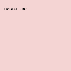 F4D4D3 - Champagne Pink color image preview