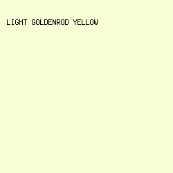 F5FED4 - Light Goldenrod Yellow color image preview