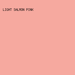 F6A99F - Light Salmon Pink color image preview