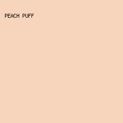 F7D5BC - Peach Puff color image preview