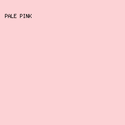 FCD2D5 - Pale Pink color image preview