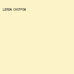 FDF3C8 - Lemon Chiffon color image preview
