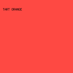 FE4943 - Tart Orange color image preview