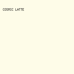 FEFCE8 - Cosmic Latte color image preview