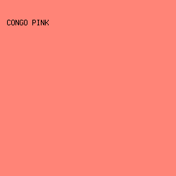 FF8477 - Congo Pink color image preview