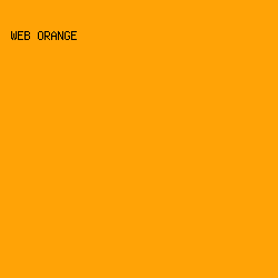 FFA306 - Web Orange color image preview