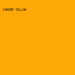 FFA908 - Chrome Yellow color image preview