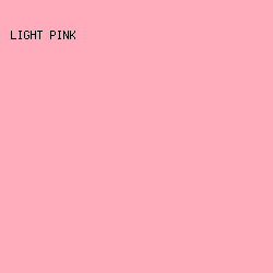 FFACBD - Light Pink color image preview