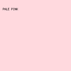 FFD9DE - Pale Pink color image preview