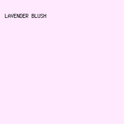 FFE9FF - Lavender Blush color image preview