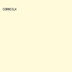 FFFADA - Cornsilk color image preview