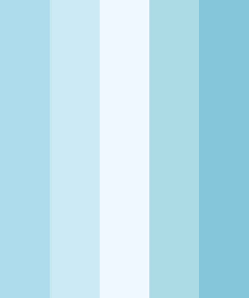 Light blue tints 5 colors - ColorsWall