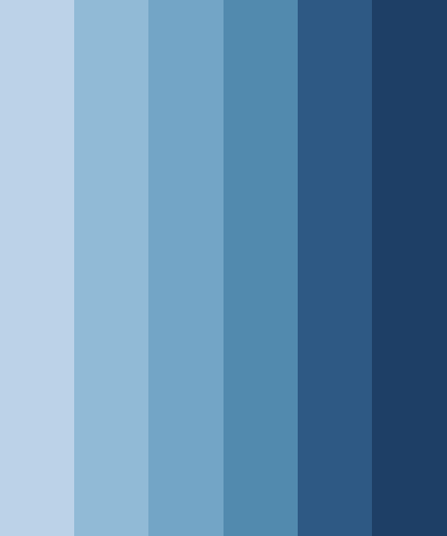 Pale Blue Color Palette
