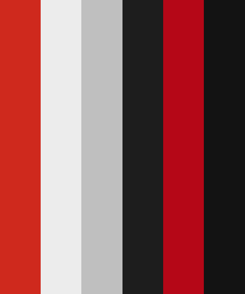 Black to Red Color Palette