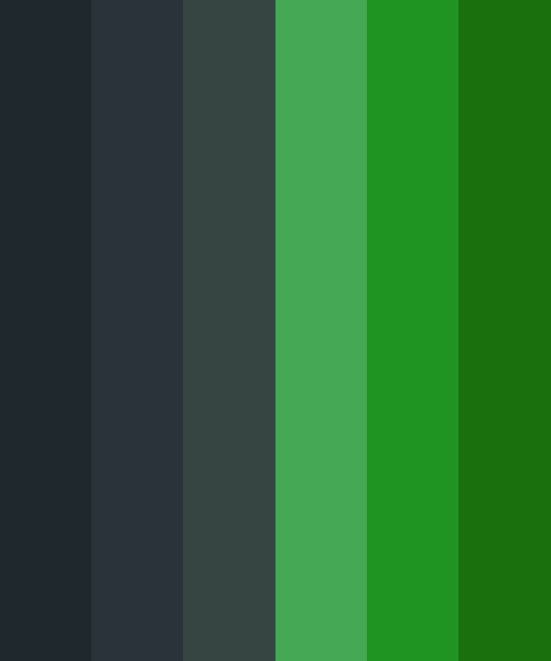 Gunmetal Gray And Green Color Scheme » Black »