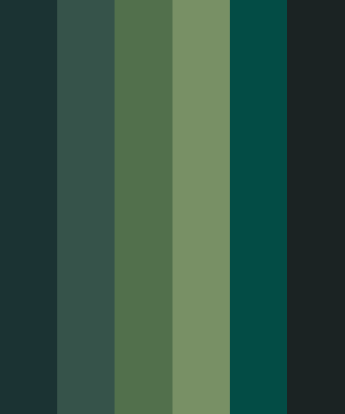 jungle green Color Palette