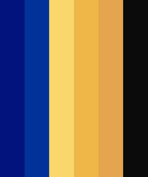 Dark Blue, Yellow & Black Color Scheme » Black » SchemeColor.com