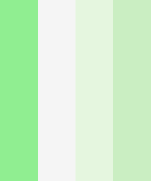 Light Green & White Color Scheme » Green » SchemeColor.com