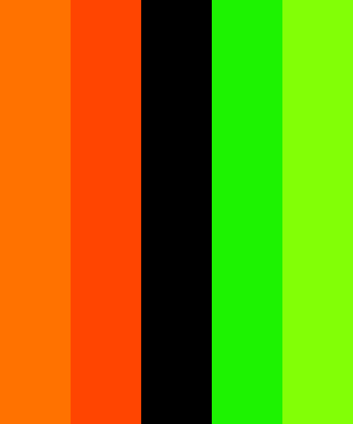 Neon Gradient Color Scheme » Green »