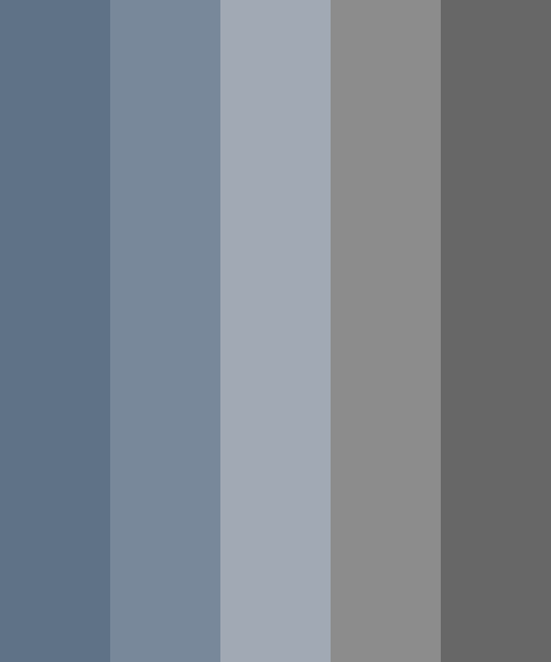 Slates And Grays Color Scheme » Blue » SchemeColor.com