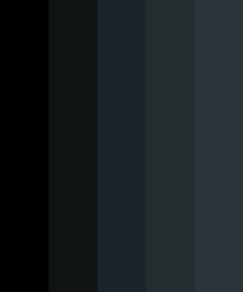 Gunmetal Black color hex code is #16181D