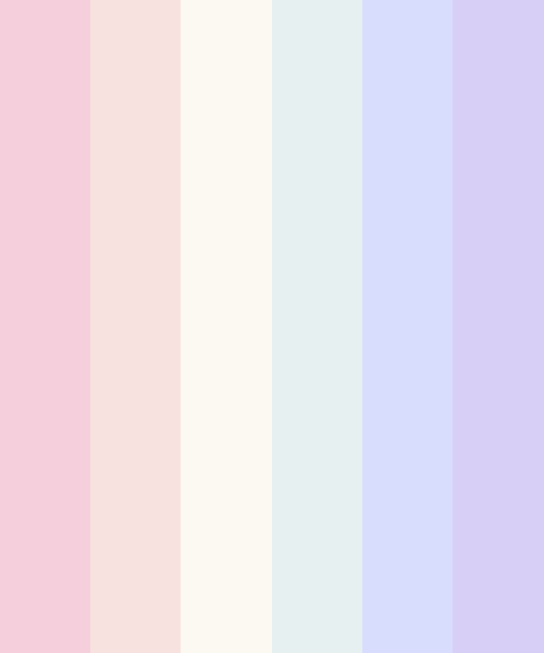 Pale Rainbow Gradient Color Scheme » Colorful » 