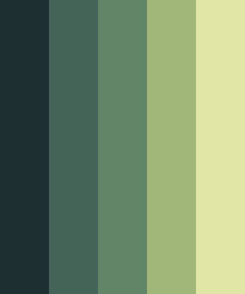 Forest Greens 1 Color Scheme Green