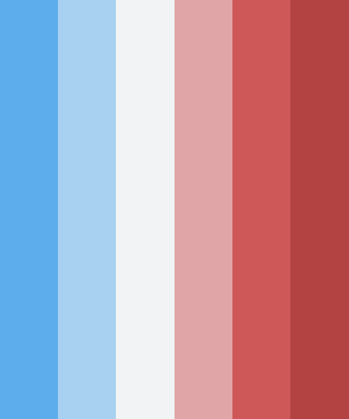 Blue-White-Red Gradient Color Scheme » Blue » SchemeColor.com