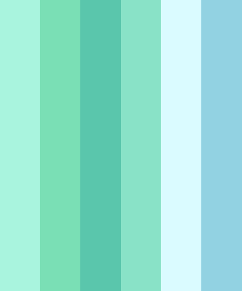Aqua Tones Color Scheme » Aqua » 