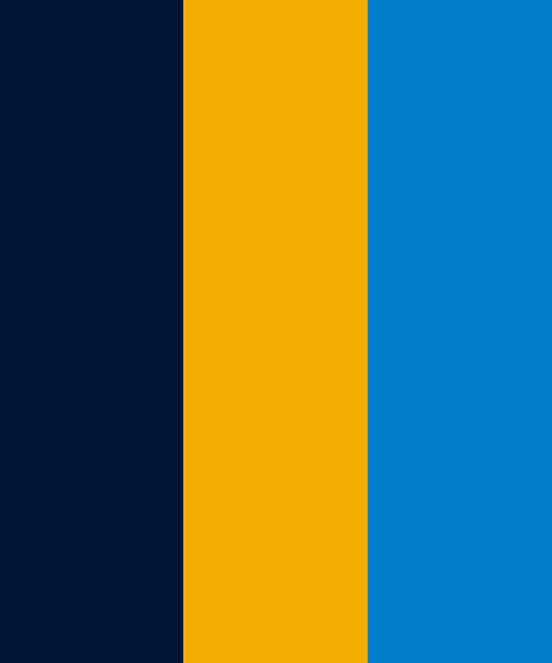 Los Angeles Chargers flag color codes
