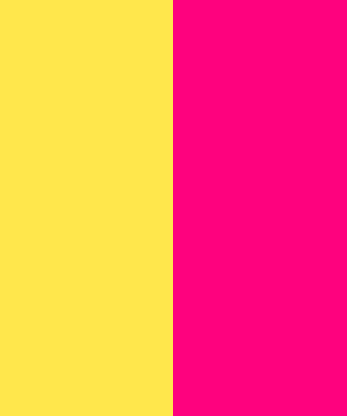 Yellow With Pink Color Scheme Pink Schemecolor Com