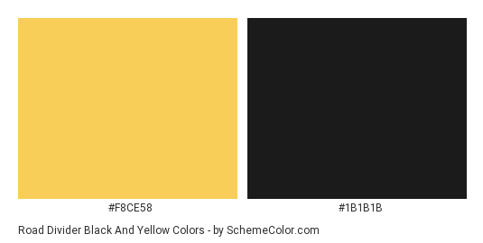 Road Divider Black And Yellow Color Scheme » Black »