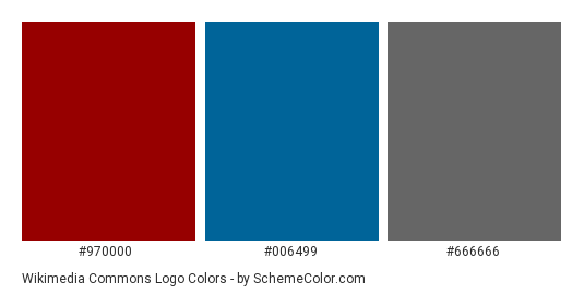 Wikimedia Commons Logo Color Scheme » Blue » SchemeColor.com