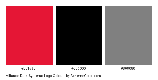 Alliance Data Systems Logo Color Scheme » Black » SchemeColor.com