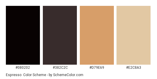 Espresso Color Scheme » Black »