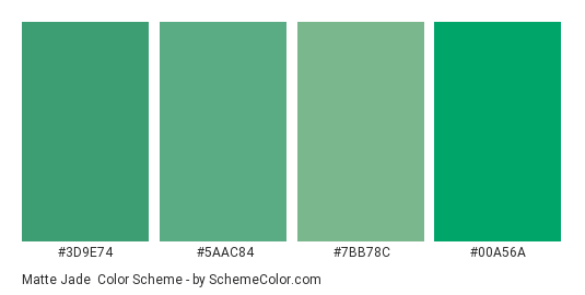 Matte Jade Color Scheme » Green »