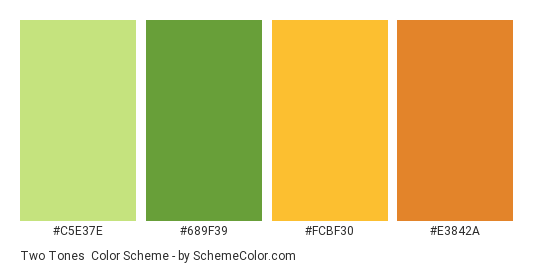 Tones Color » Green » SchemeColor.com