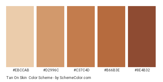 Tan On Skin Color Scheme Brown Schemecolor Com - sunkissed roblox id