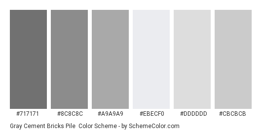 Gray Cement Bricks Pile Color Scheme » Gray » SchemeColor.com