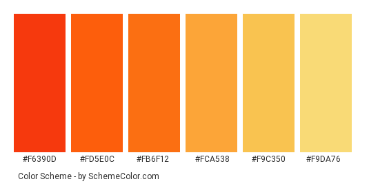Orange Dahlia Color Scheme » Image » SchemeColor.com