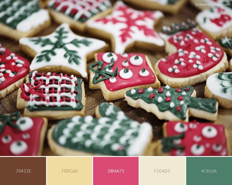 Christmas Cookies color scheme